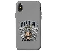 Vintage Mythologie Nordique Valkyrie Femmes Viking Warrior Coque pour iPhone X/XS