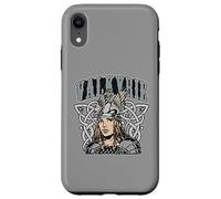 Vintage Mythologie Nordique Valkyrie Femmes Viking Warrior Coque pour iPhone XR