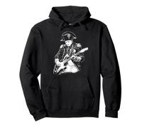 Vintage Napoleon Bonaparte Jouant de la Guitare Sweat à Capuche