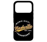 Vintage Nashville Tennessee Music City Retro USA Jaune Coque pour iPhone 17 Pro