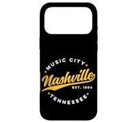 Vintage Nashville Tennessee Music City Retro USA Jaune Coque pour iPhone 17 Pro Max