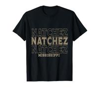 Vintage Natchez Mississippi T-Shirt Graphique avec Valeur