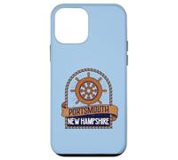 Vintage Nautical Ship's Wheel Portsmouth New Hampshire Coque pour iPhone 12 Mini