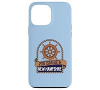 Vintage Nautical Ship's Wheel Portsmouth New Hampshire Coque pour iPhone 13 Pro Max
