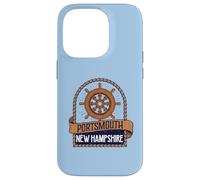 Vintage Nautical Ship's Wheel Portsmouth New Hampshire Coque pour iPhone 14 Pro