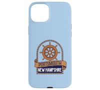 Vintage Nautical Ship's Wheel Portsmouth New Hampshire Coque pour iPhone 15 Plus