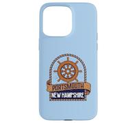 Vintage Nautical Ship's Wheel Portsmouth New Hampshire Coque pour iPhone 15 Pro Max