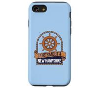 Vintage Nautical Ship's Wheel Portsmouth New Hampshire Coque pour iPhone SE (2020) / 7/8