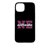 Vintage New England Game Day Leopard Print Fan Art Coque pour iPhone 15 Plus