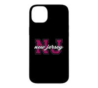 Vintage New Jersey Game Day imprimé léopard Fan Art Coque pour iPhone 14 Plus