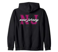 Vintage New Jersey Game Day imprimé léopard Fan Art Sweat à Capuche