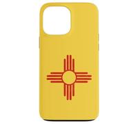 Vintage New Mexico Flag Zia Sun Retro Long Sleeve T-Shirt Coque pour iPhone 13 Pro Max