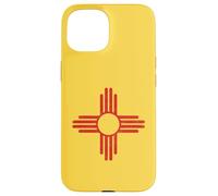 Vintage New Mexico Flag Zia Sun Retro Long Sleeve T-Shirt Coque pour iPhone 15