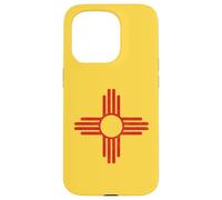 Vintage New Mexico Flag Zia Sun Retro Long Sleeve T-Shirt Coque pour iPhone 15 Pro
