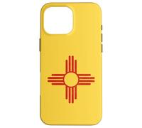 Vintage New Mexico Flag Zia Sun Retro Long Sleeve T-Shirt Coque pour iPhone 16 Pro Max