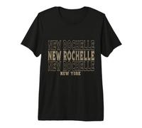 Vintage New Rochelle New York T-Shirt Haut de Gamme