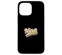 Vintage Nina Personnalisé Nom Nina Coque pour iPhone 13 Pro Max