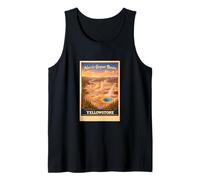 Vintage Norris Geyser Basin YNP Yellowstone Park Voyage Art Débardeur