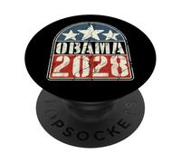 Vintage Obama 2028 President Barack 3rd Term Patriotic PopSockets PopGrip Adhésif
