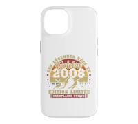 Vintage Octobre 2008 Cadeau Anniversaire 18 Ans Garçons Coque pour iPhone 14