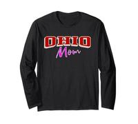 Vintage Ohio Mom Throwback Design, Ohio Mother Manche Longue