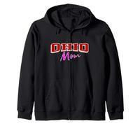 Vintage Ohio Mom Throwback Design, Ohio Mother Sweat à Capuche