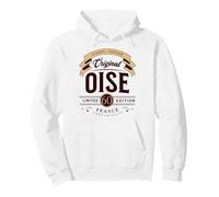 Vintage Oise Département France Sweat à Capuche