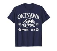Vintage Okinawa Japon Wave Summer Japanese Island Beach T-Shirt
