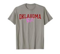 Vintage Oklahoma Girl Retro Pink Oklahoma Women and Girls T-Shirt