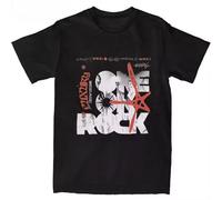 Vintage One Ok Rock Tour Tengkorak Tshirts Men Round Neck Short Sleeve Tee Cotton Summer Oversize Hip Hop Harajuku YK2 Trend Top Black M