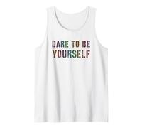 Vintage Osez être Vous-même fière Maman Sensibilisation à l'Autisme Débardeur