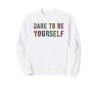 Vintage Osez être Vous-même fière Maman Sensibilisation à l'Autisme Sweatshirt