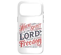 Vintage où l'esprit du Seigneur est la liberté 2 Corinthiens Coque pour iPhone 17 Pro Max