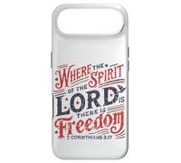 Vintage où l'esprit du Seigneur est la liberté 2 Corinthiens Coque pour iPhone Air