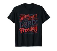 Vintage où l'esprit du Seigneur est la liberté 2 Corinthiens T-Shirt
