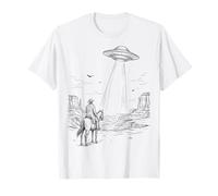 Vintage OVNI Cowboy Western Desert Space T-Shirt