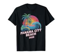 Vintage Panama City Beach 2026 Vacay Voyage Vacances All T-Shirt