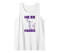Vintage Pâques Jésus il est ressuscité Débardeur