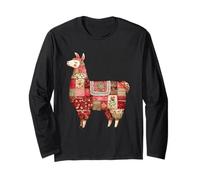 Vintage Patchwork Lama Couvre-lit Floral Rustique Manche Longue