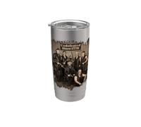 Vintage Patriotic 1776 American Founding Father Bikers Gobelet isotherme en acier inoxydable double paroi
