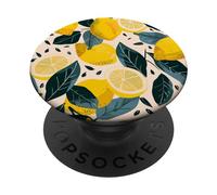 Vintage Pattern Art Citron Fruit PopSockets PopGrip Interchangeable