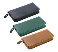 Vintage Pen Pouch - Portable Pencil Case, Pen Organizer Pouch for Travel Home Workplace, Pens Storage Holder with Secure Closure, Pens Storage Case, Travel Pencil Holder for Drawing Sketching