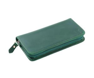 Vintage Pen Pouch - Portable Pencil Case, Pen Organizer Pouch for Travel Home Workplace, Pens Storage Holder with Secure Closure, Pens Storage Case, Travel Pencil Holder for Drawing Sketching