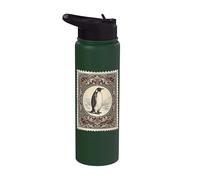 Vintage Penguin Antarctic Wildlife Stainless Steel Insulated Water Bottle