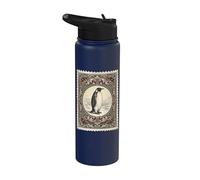 Vintage Penguin Antarctic Wildlife Stainless Steel Insulated Water Bottle