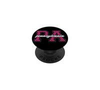 Vintage Pennsylvania Game Day Imprimé léopard PopSockets PopGrip Adhésif