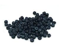 Vintage Perles en noix de coco Noir 5mm 130 pièces à assembler soi-même