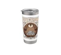 Vintage Pesto The Penguin Big Fluffy Boy Gobelet isotherme en acier inoxydable double paroi