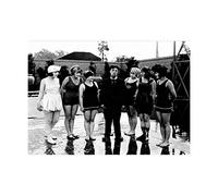 Vintage Photo Group Portrait Movie Star Buster Keaton Framed Art Print & Picture & Mount F12X1721