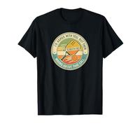 Vintage Pickleball Court Retro 70s Circular Graphic T-Shirt